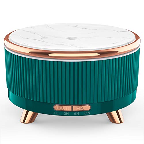 Specialty wooden LED aromatherapy essential oil diffuser by DC-THE CEO with gentle light and mist for relaxing scent diffusion.