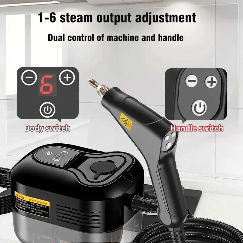 220V Pressure Handheld High Steam Cleaners Air Conditioners Kitchen Hood Car 2500W Steam Clean Floor Steam Cleaning Tool