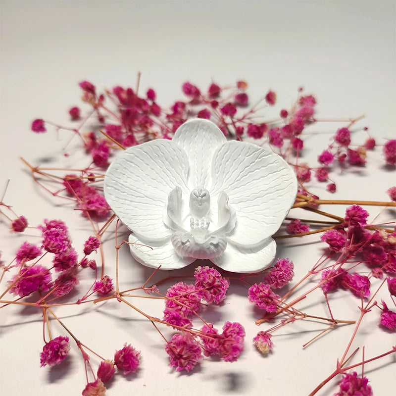 Aromeasy ceramic aromatherapy air freshener diffuser with decorative ribbon from LOY Home Decor, showcasing its elegant design.