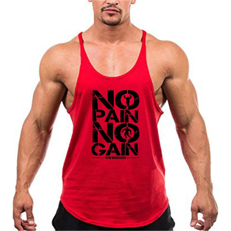 Cotton 1cm shoulder strap Bodybuilding Stringer Tank top Mens Fitness Singlets muscle shirt summer gym Clothing Sports vest