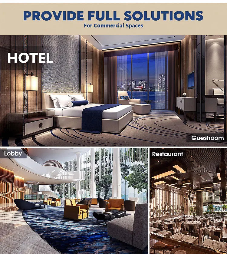 Modern Luxury Hot Sale Hotel Furniture Beds Room Set Four Points Wood Hotel Bedroom Sets