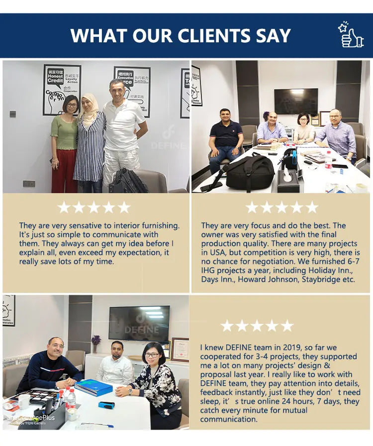 Modern Luxury Hot Sale Hotel Furniture Beds Room Set Four Points Wood Hotel Bedroom Sets