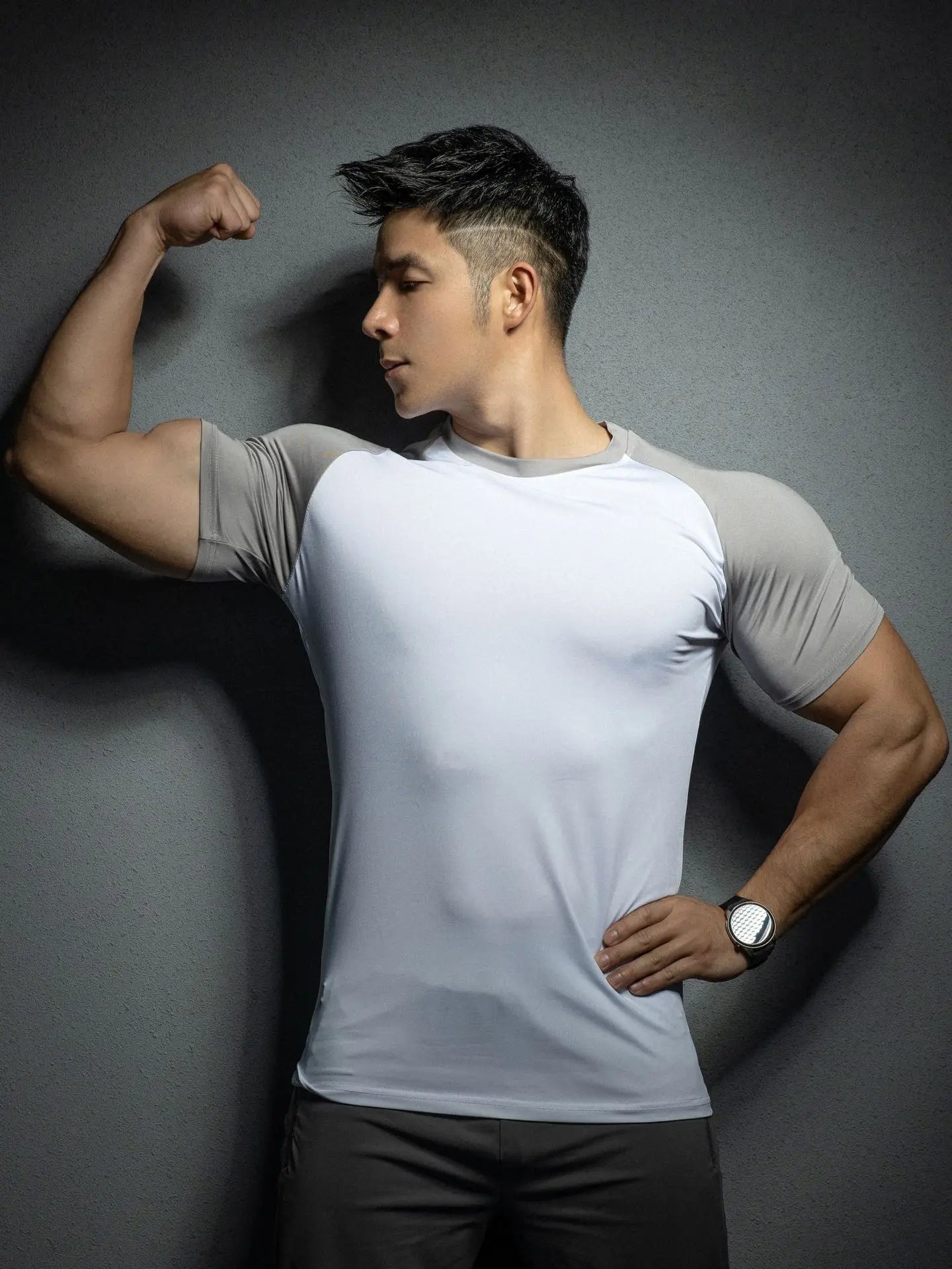 2024 New Men Summer Short Sleeve Fitness T Shirt Running Sport Gym Compression T Shirt Workout Casual High Quality Tops Clothing