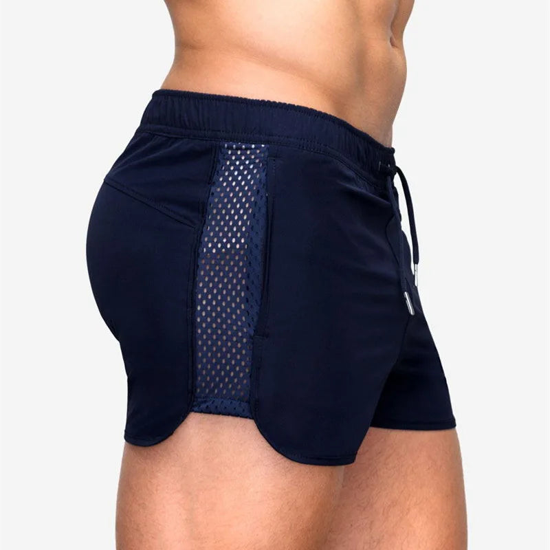 LOY Men's Marathon Running Shorts, lightweight athletic shorts with breathable fabric, designed for comfortable running and sports.