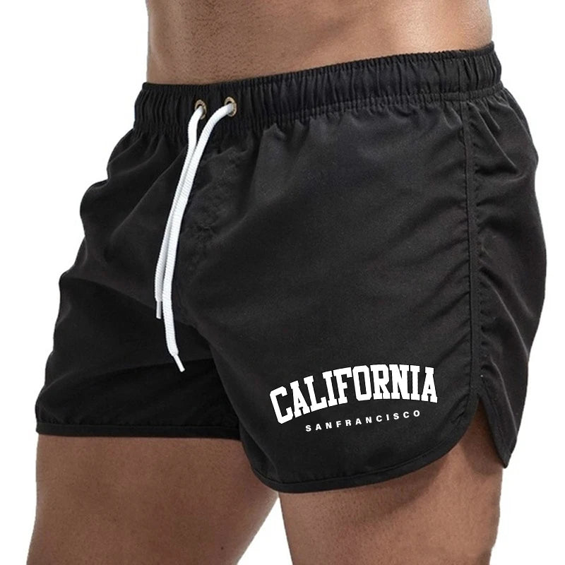3 Pack Men's California Board Shorts High Quality Male Beach Casual Sports Shorts Summer Daily Cycling Running Fitness Shorts