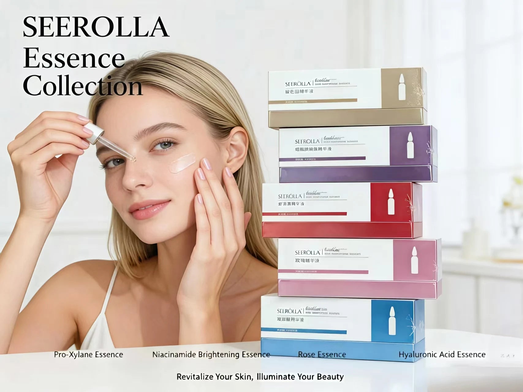 Astaxanthin Niacinamide Hyaluronic Acid Serum Anti Aging Brightening Moisturizing Face Essence For Microneedle Derma Roller