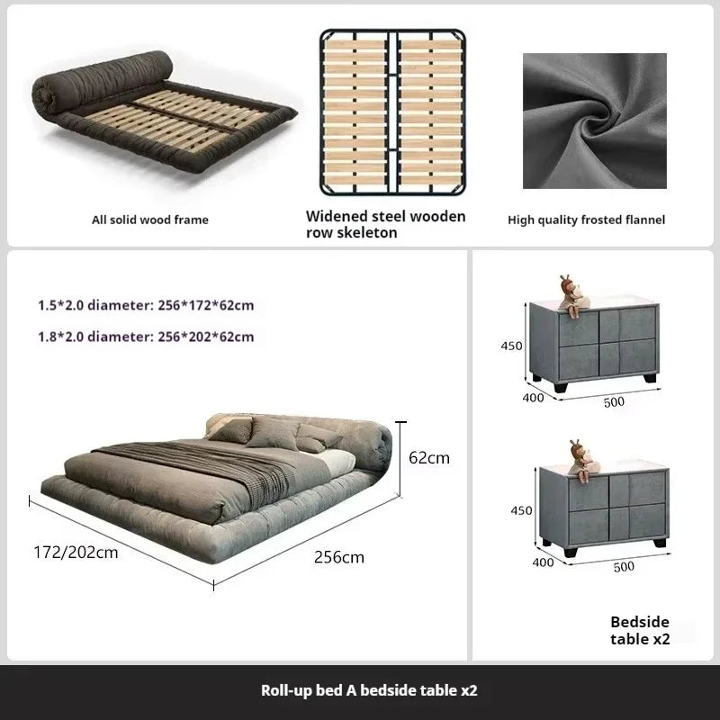 European Elegant Double Bed Queen Pretty Unique Luxury Headboards Frame Bed Bases Bedroom Sets Camas De Dormitorio Furniture