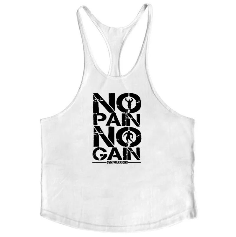 Cotton 1cm shoulder strap Bodybuilding Stringer Tank top Mens Fitness Singlets muscle shirt summer gym Clothing Sports vest