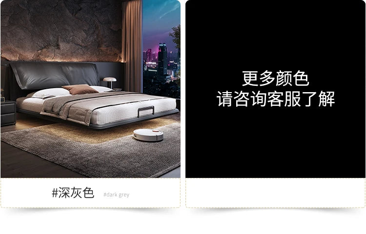 Floating Modern Bed Full Design Beauty Bedroom Queen Girls Platform Bed Safe Sleeping Letto Matrimoniale Lounge Suite Furniture