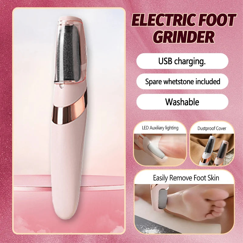 Electric Callus Remover for Feet,Electric foot grinder,Foot Exfoliator Foot Scrubber Pedicure Tools,Removes Dry Skin.Unisex