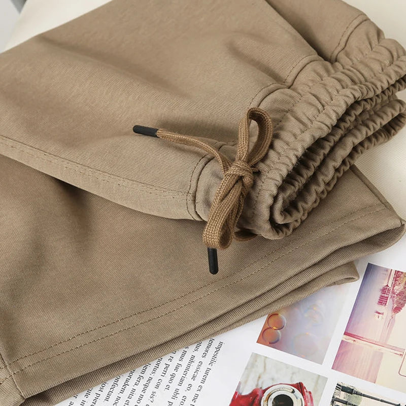 Summer Men Shorts.Drawstring Waist Gym Fitness Sweat Short.Straight Loose Workout Joggers