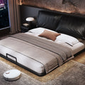 Floating Modern Bed Full Design Beauty Bedroom Queen Girls Platform Bed Safe Sleeping Letto Matrimoniale Lounge Suite Furniture