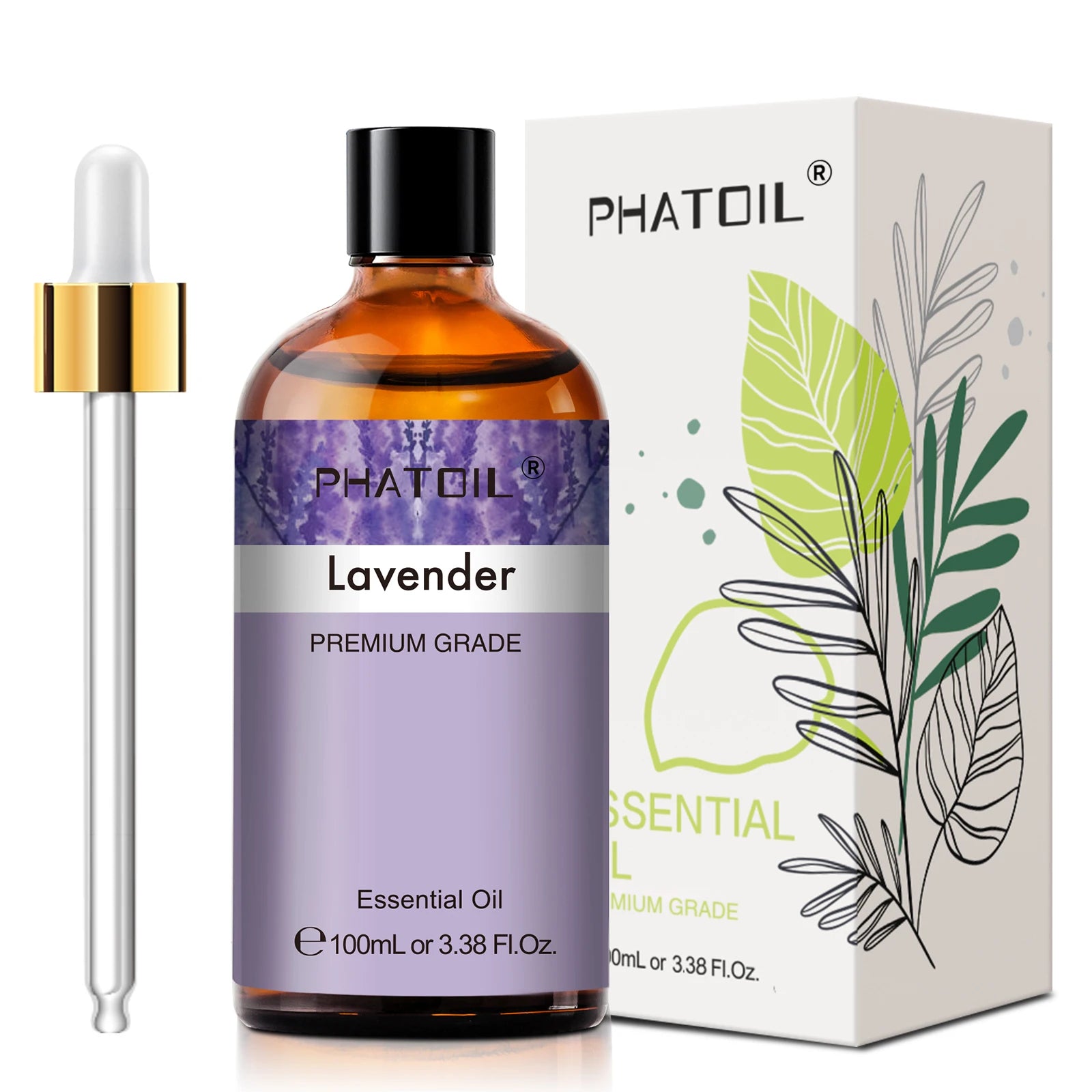 Bottle of LOY Aromatherapy Essential Oil Skin Care & Wellness Blend, natural essential oil for relaxation and skincare.