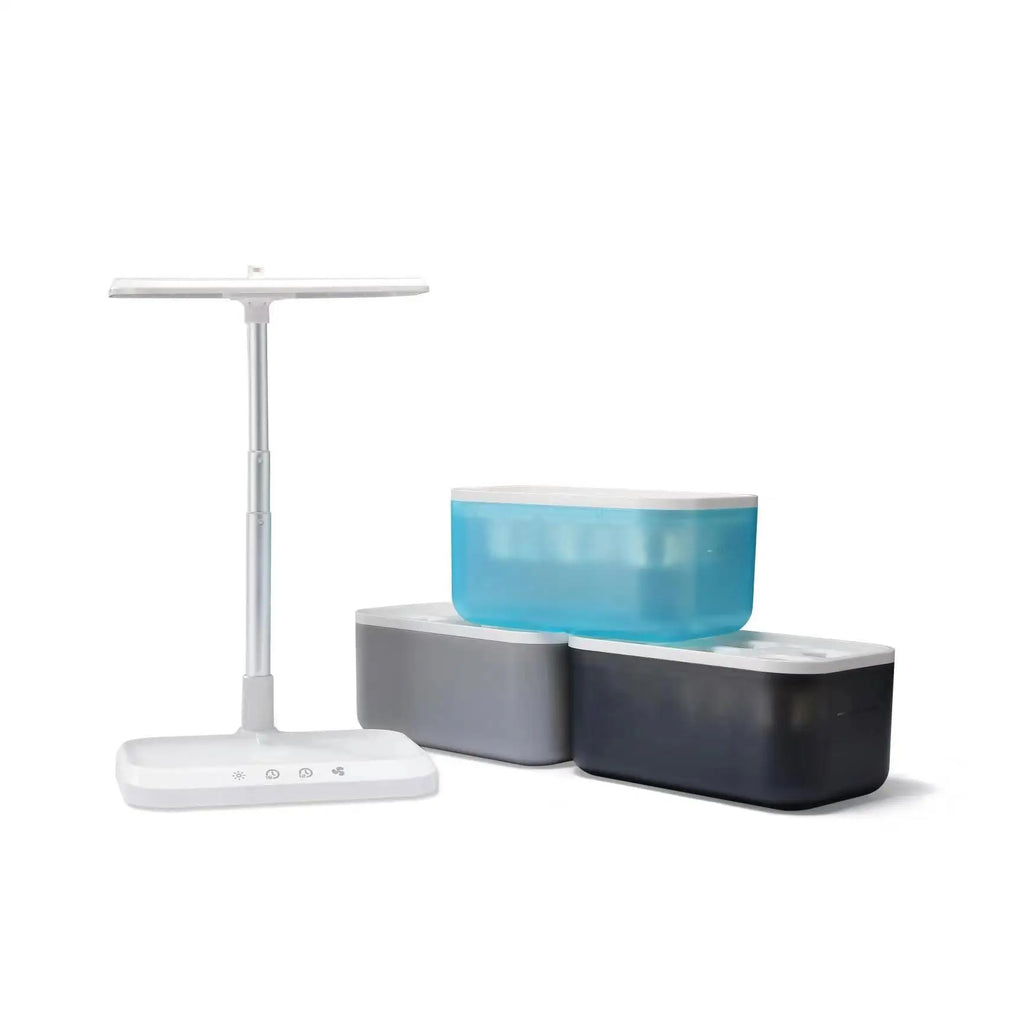 Indoor Home Mini Smart Garden Kit Hydroponic Planter Growing System Self Watering Flower Pots with Led Light