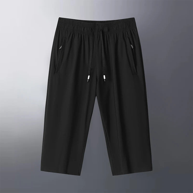 Big Size Women 3/4 Pants Shorts 5XL 6XL 7XL Spring Summer Sweatpants Breathable Plus Size Women Clothing 150kg 여름 여성 반바지