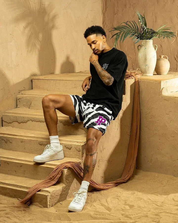 2025 NEW American Casual Shorts Men's Fitness Sports Basketball Running Quick Dry Summer Mesh Breathable Training Quarter Pants