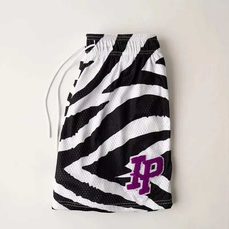 2025 NEW American Casual Shorts Men's Fitness Sports Basketball Running Quick Dry Summer Mesh Breathable Training Quarter Pants