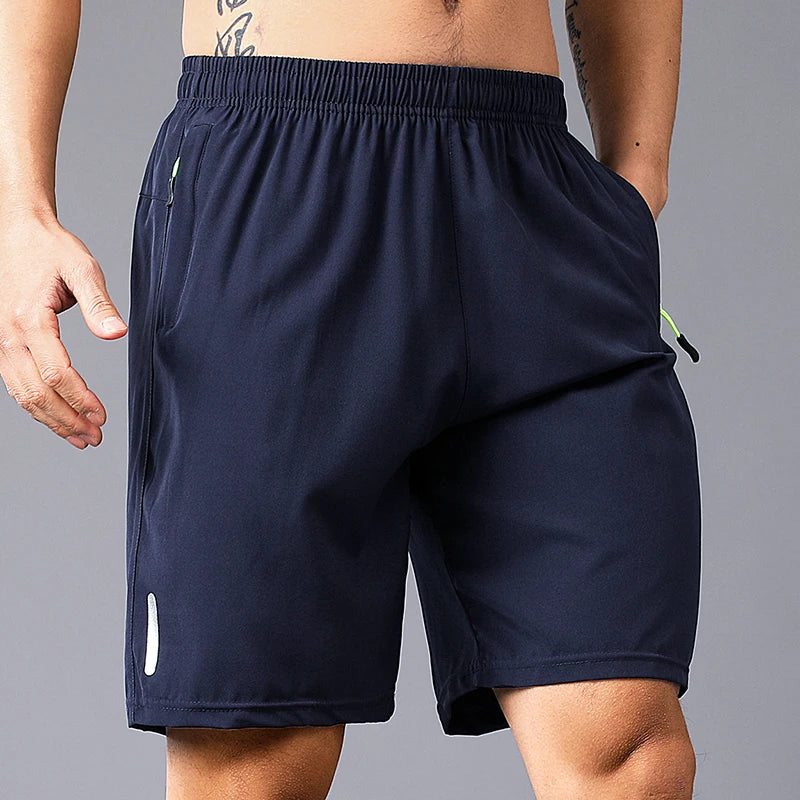 New Men's Shorts Gym Fitness Quick Dry Summer Casual Shorts Men Basic Solid Color Short Pants Running Jogging Beach Shorts Men