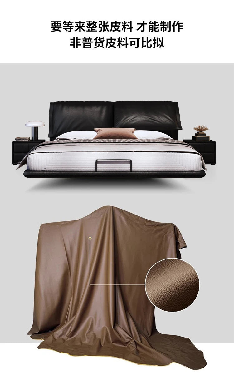 Floating Modern Bed Full Design Beauty Bedroom Queen Girls Platform Bed Safe Sleeping Letto Matrimoniale Lounge Suite Furniture