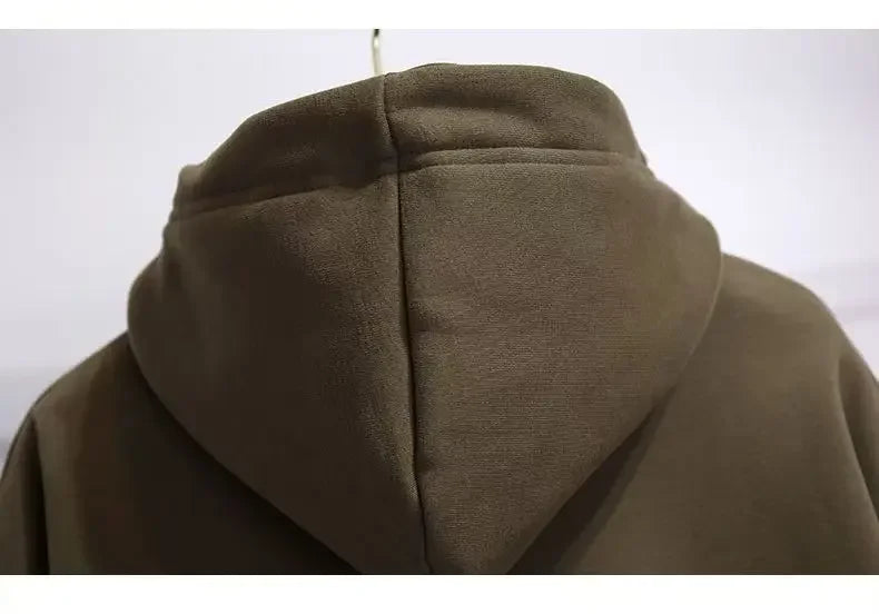 Men Oversized Pullover Hoodie Cotton Loose Sportswear Joggers Gym Sports Fitness Running Training Coat Casual Fashion Sweatshirt