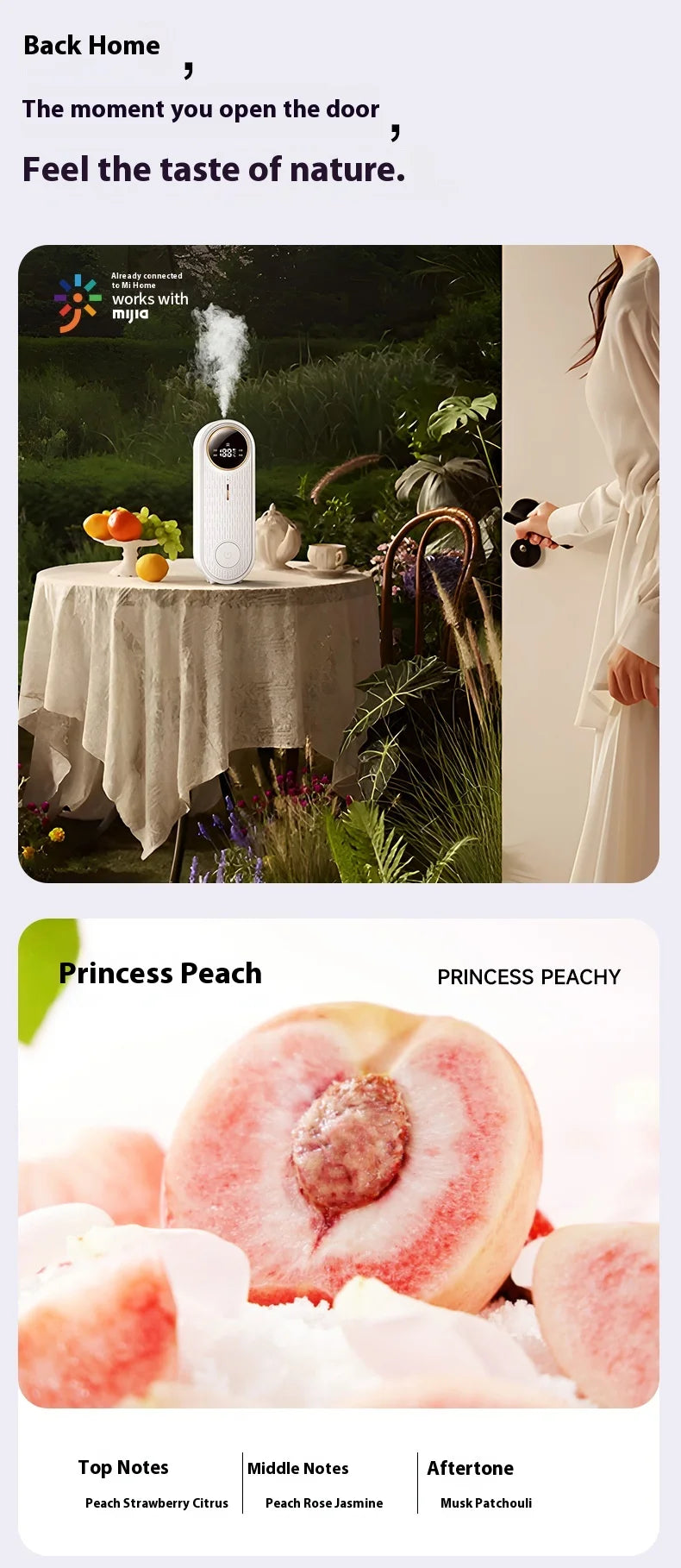 Smart LOY aromatherapy machine controlled via app, featuring sleek design for intelligent scenting and home fragrance.