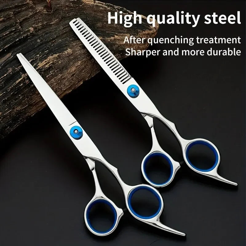 Hairdressing Scissors Stainless Steel Professional Hairdressing Scissors Cutting Thinning Scissors Barber Shear Home Salon
