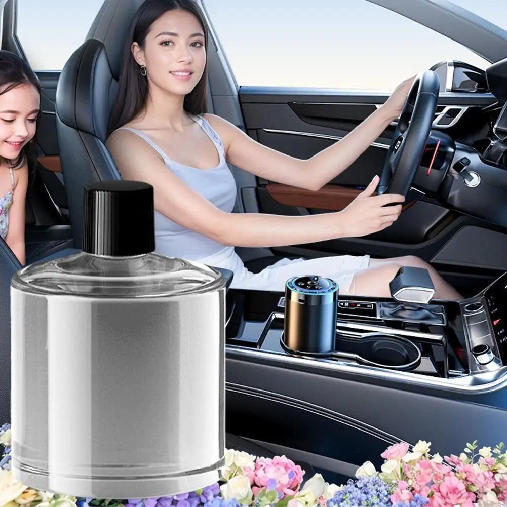 LOY Smart Car Aromatherapy Diffuser in black, compact design for in-car scenting and air freshening, by LOY Home Decor & Clothing Wear