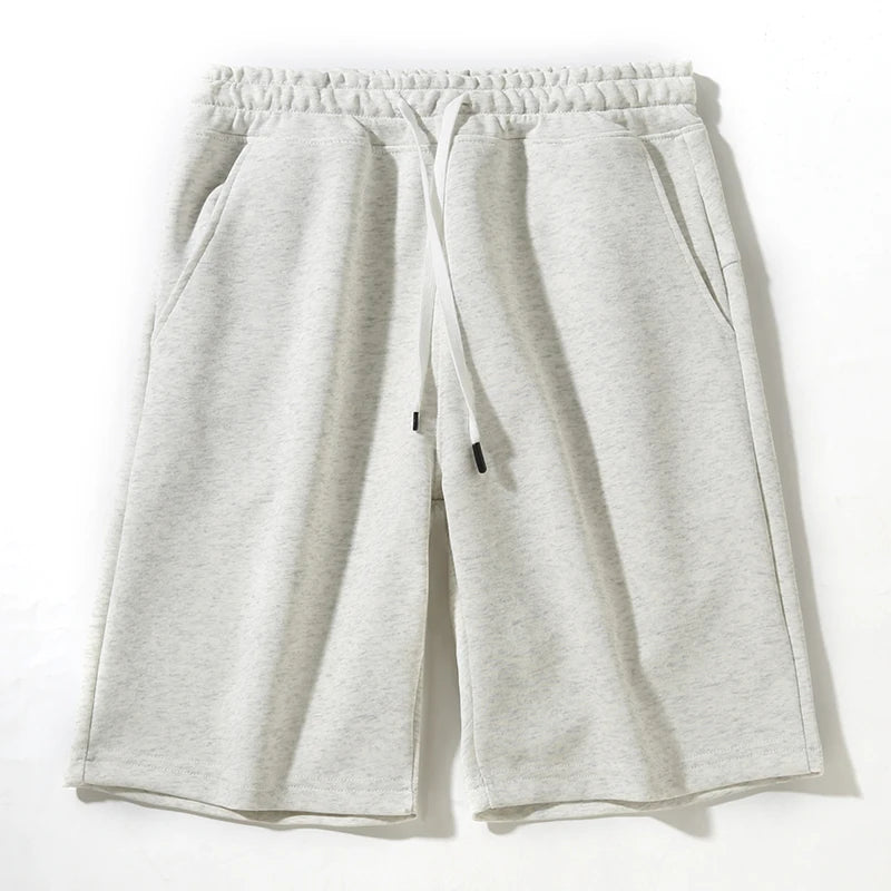 Summer Men Shorts.Drawstring Waist Gym Fitness Sweat Short.Straight Loose Workout Joggers