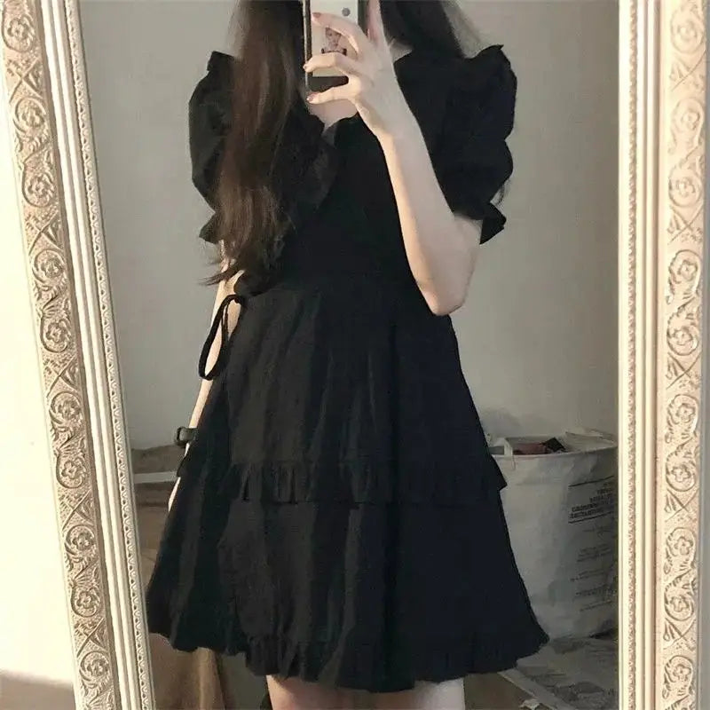 Dresses for Women Luxury Designer Trend One-piece Black Fashion Sexy Night Club Woman Evening Dress 2025 Cotton Cute Black Party