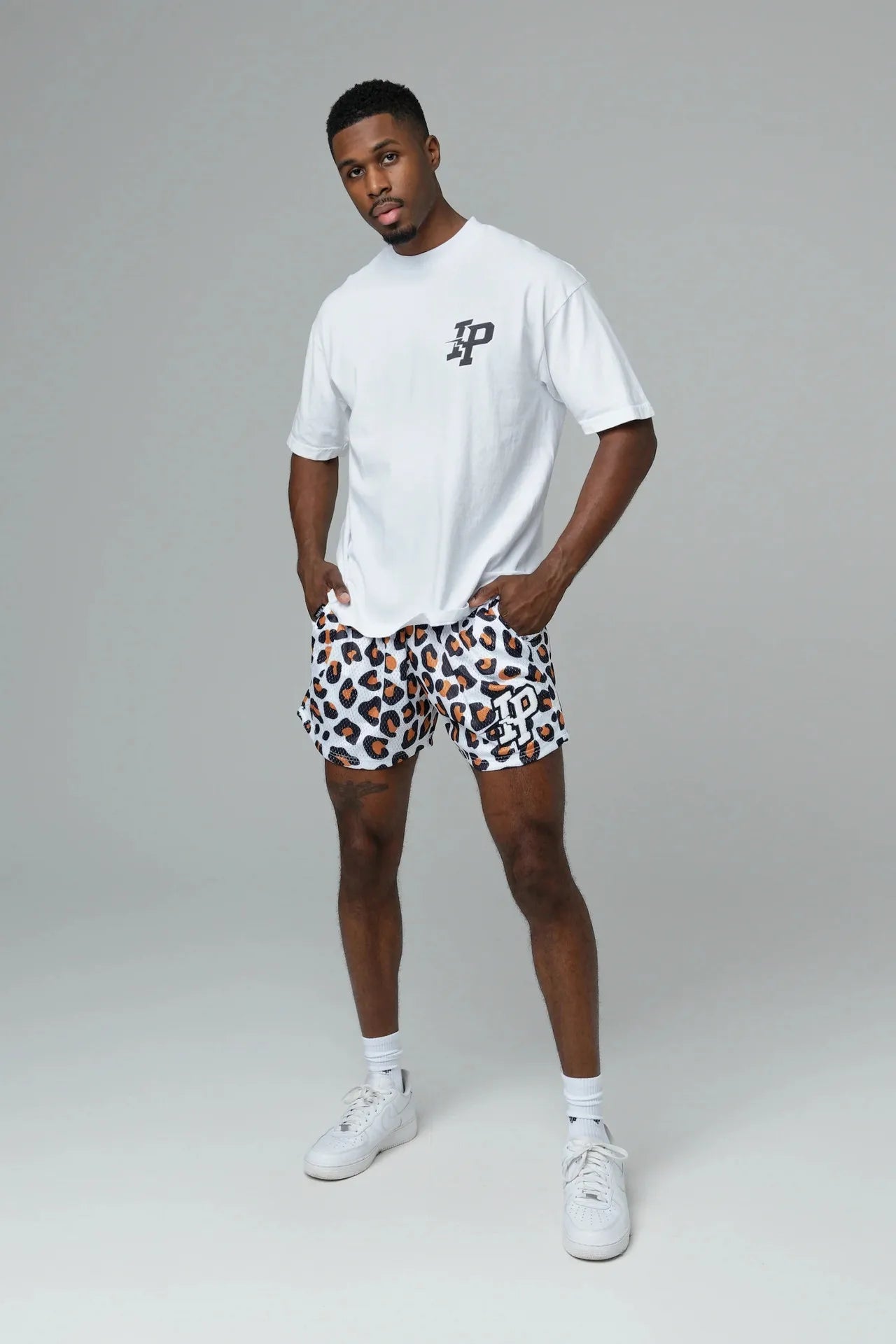 2025 NEW American Casual Shorts Men's Fitness Sports Basketball Running Quick Dry Summer Mesh Breathable Training Quarter Pants