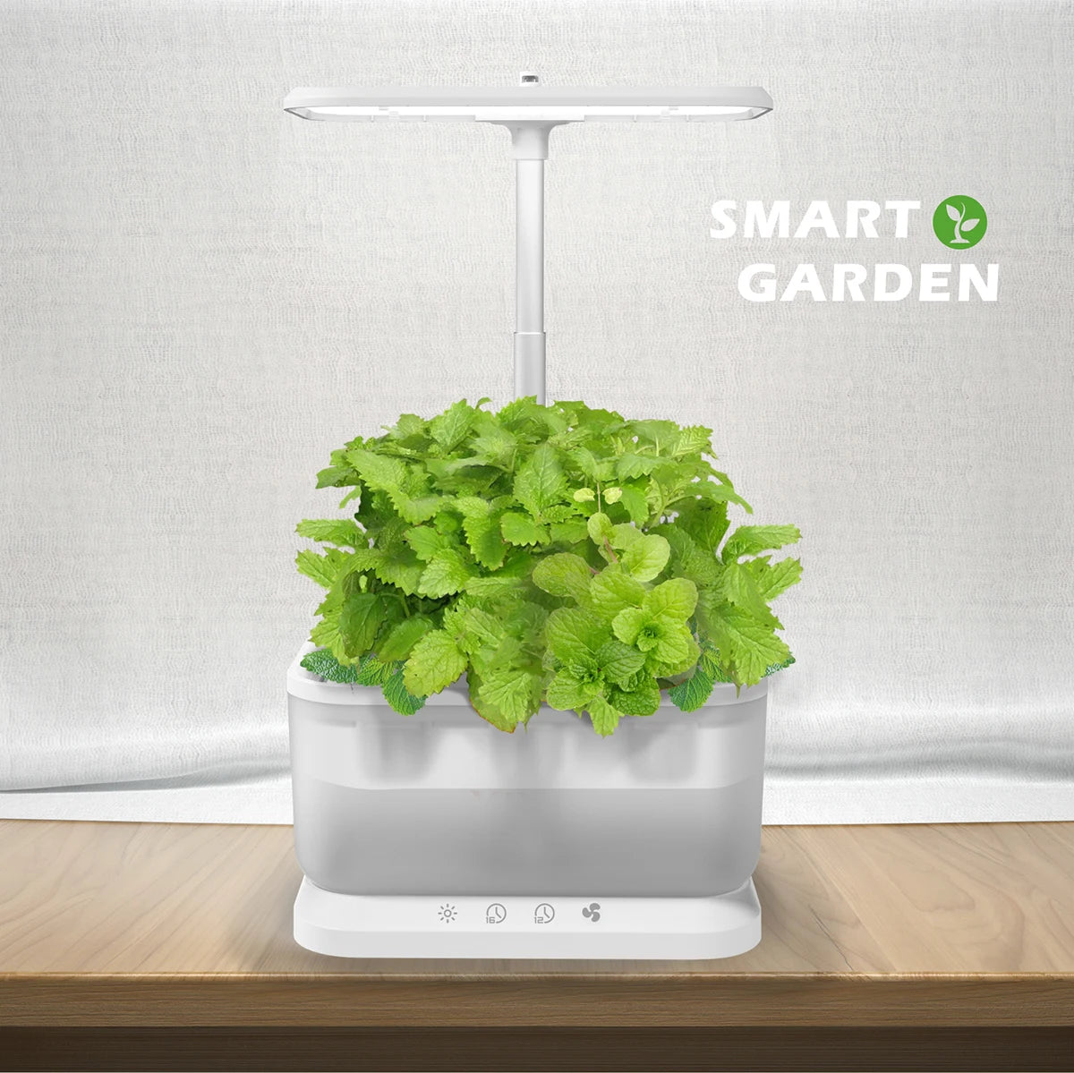 Indoor Home Mini Smart Garden Kit Hydroponic Planter Growing System Self Watering Flower Pots with Led Light