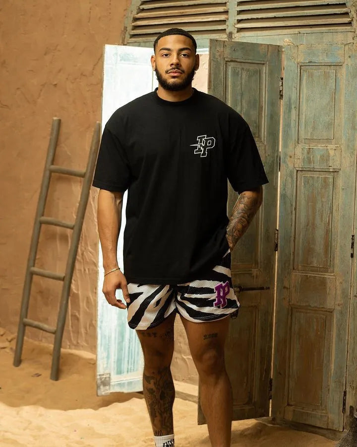 2025 NEW American Casual Shorts Men's Fitness Sports Basketball Running Quick Dry Summer Mesh Breathable Training Quarter Pants