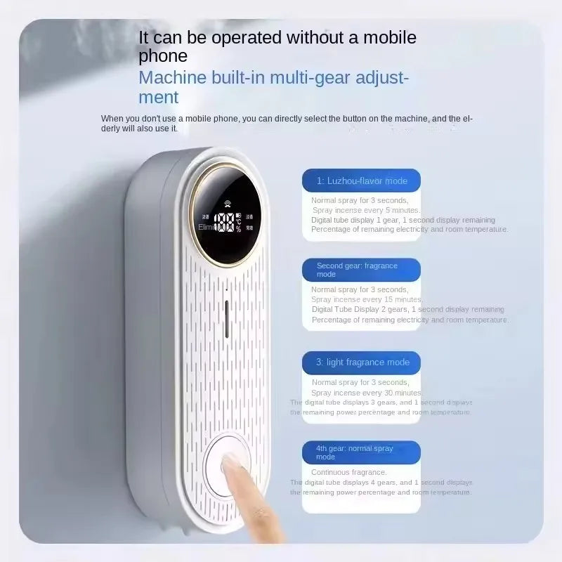 LOY Smart App-Controlled Aromatherapy Machine with sleek design for intelligent scenting and home aromatherapy.