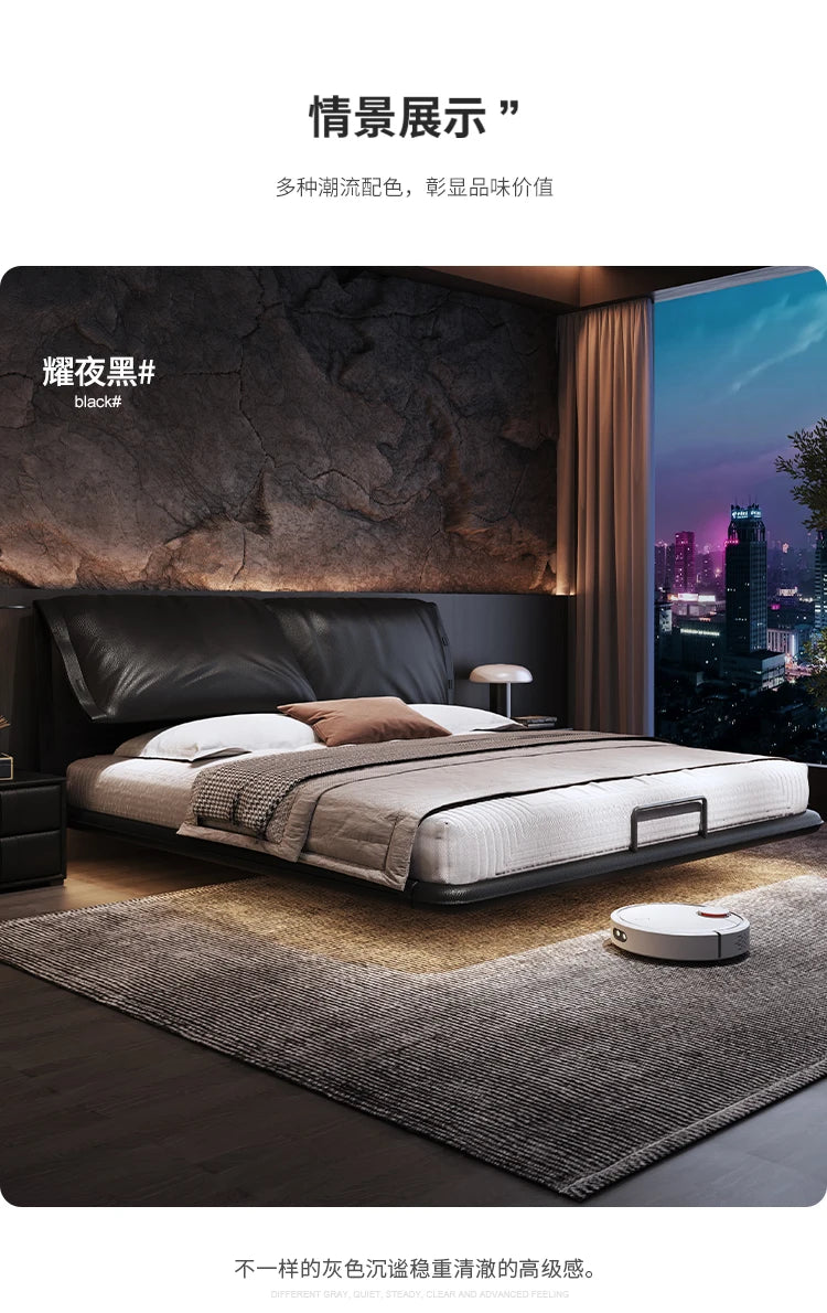 Floating Modern Bed Full Design Beauty Bedroom Queen Girls Platform Bed Safe Sleeping Letto Matrimoniale Lounge Suite Furniture