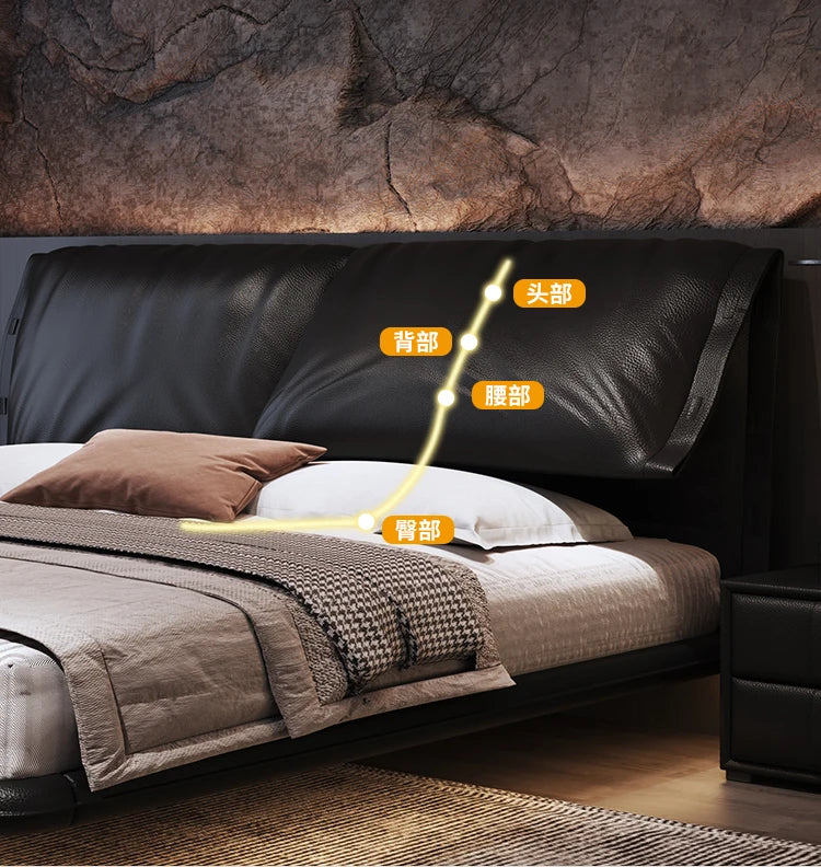 Floating Modern Bed Full Design Beauty Bedroom Queen Girls Platform Bed Safe Sleeping Letto Matrimoniale Lounge Suite Furniture