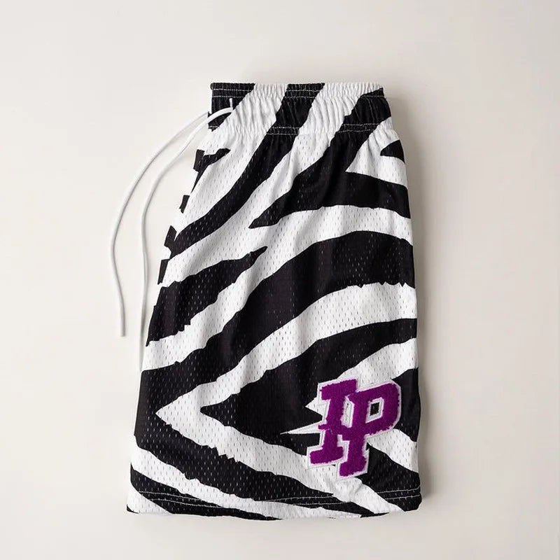 2025 NEW American Casual Shorts Men's Fitness Sports Basketball Running Quick Dry Summer Mesh Breathable Training Quarter Pants