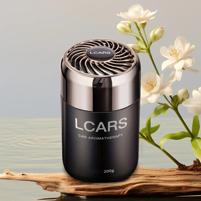 LOY Car Odor-Eliminating Aromatherapy diffuser with fresh drive scent, compact design, designed for in-car use.