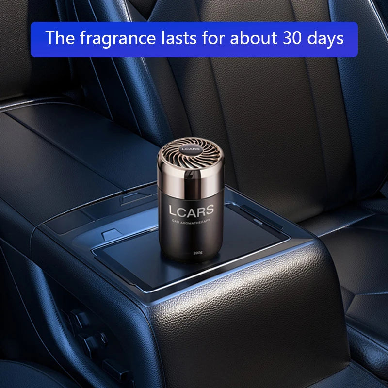 LOY Car Odor-Eliminating Aromatherapy bottle with fresh scent, designed for vehicle scent freshening and odor removal