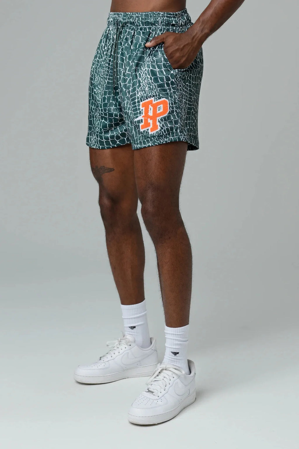 2025 NEW American Casual Shorts Men's Fitness Sports Basketball Running Quick Dry Summer Mesh Breathable Training Quarter Pants