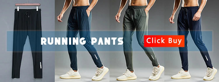 Quick Drying Sport Pants Men Running Pants With Zipper Pockets Training Joggings Sports Trousers Fitness Casual Sweatpants