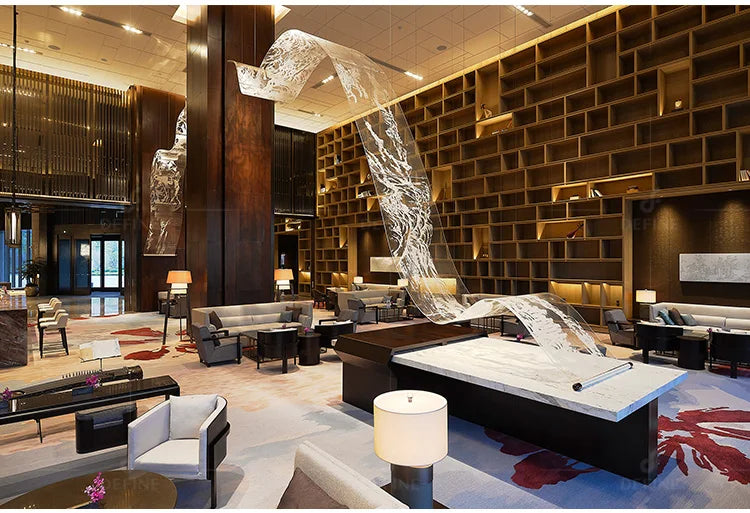 Modern Luxury Hot Sale Hotel Furniture Beds Room Set Four Points Wood Hotel Bedroom Sets