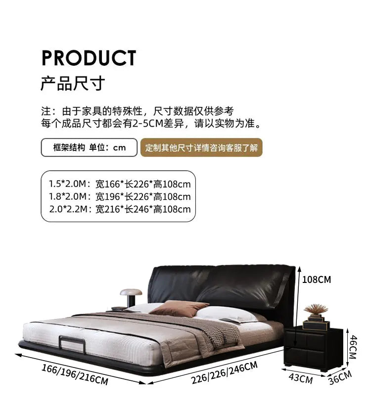 Floating Modern Bed Full Design Beauty Bedroom Queen Girls Platform Bed Safe Sleeping Letto Matrimoniale Lounge Suite Furniture